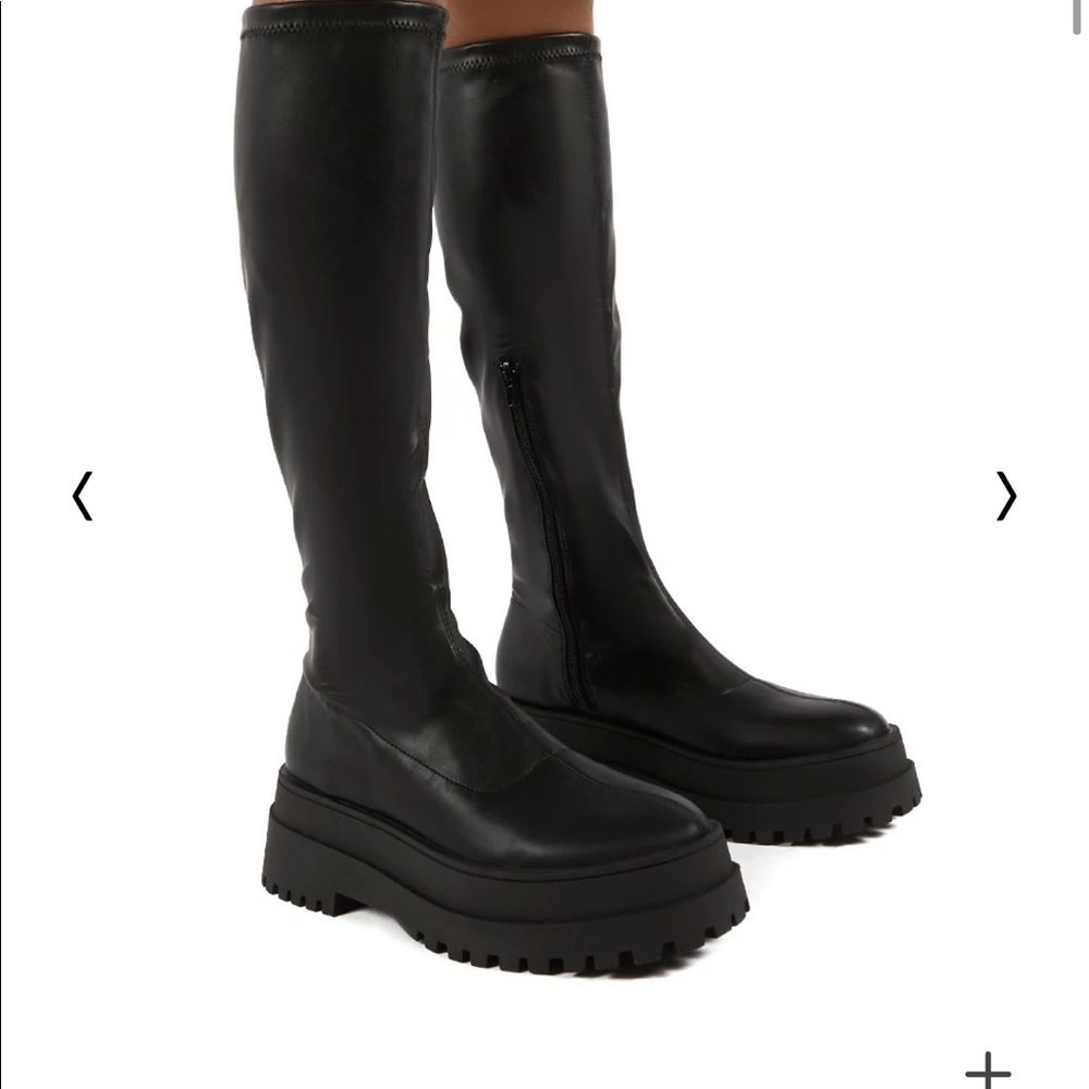 Public desire Knee high chunky sole boots